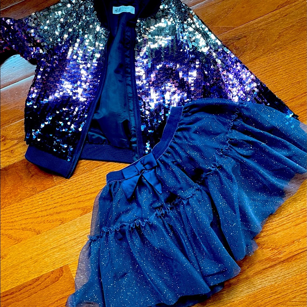 Girls H&M Jacket and skirt